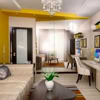 Дизайн-проект интерьера 2-комнатной квартиры, расположенной в г. Химки, ул. Чернышевского