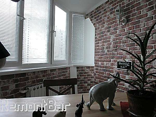 Отделка лоджии