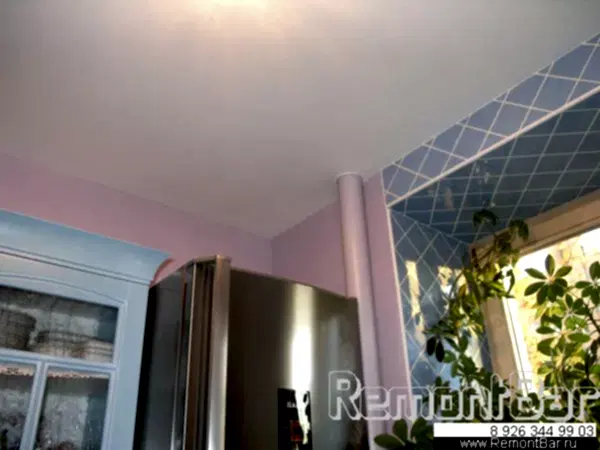 отделка кухни - ремонт потолка