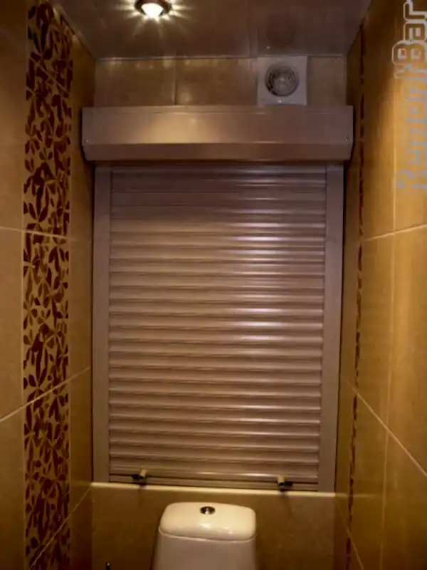 рольставни в туалете, сантехшкаф, Митино