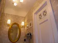 натяжной потолок в санузле